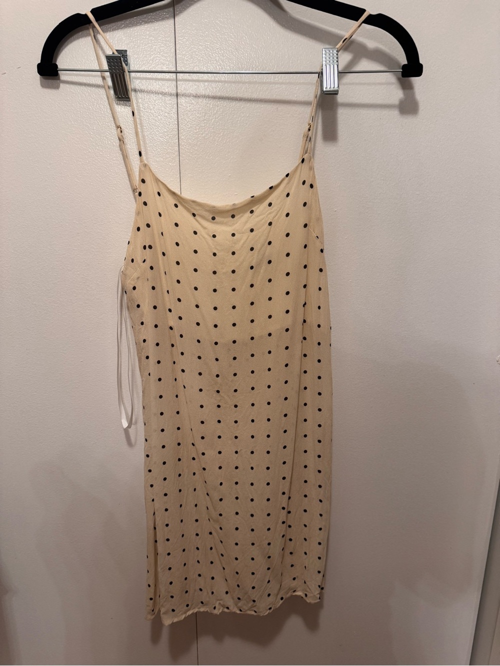 Dissh Vanessa Set - Cream Polka Dot Cami Top & Wide Leg Pants Set - Picture 4 of 9